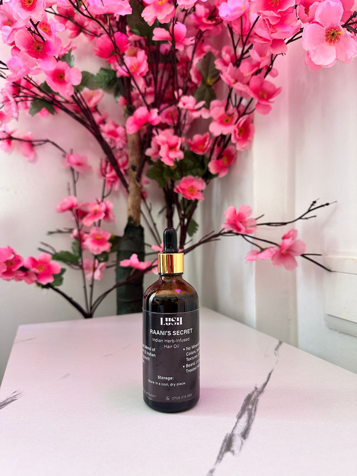 Raani’s Secret Indian Herb Infused Hair Oil – Grow, Strengthen & Revive