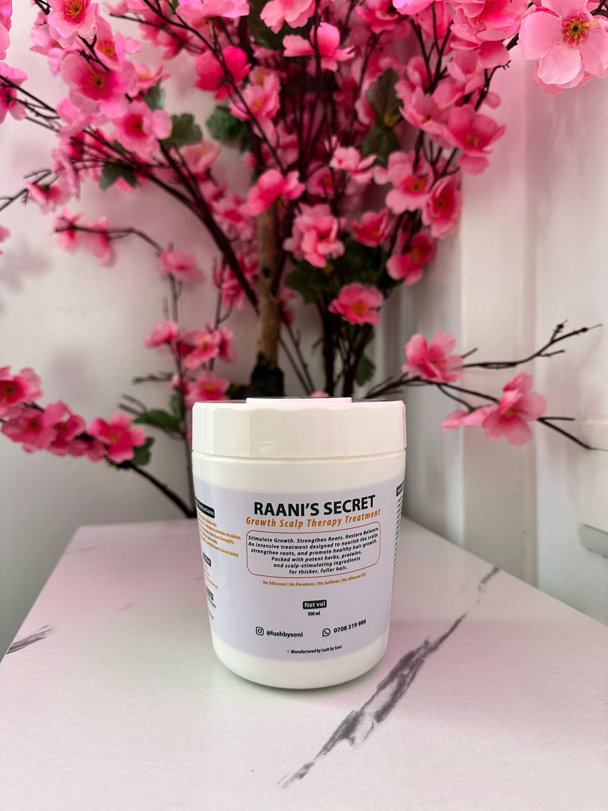 Raani’s Secret Growth Scalp Therapy Treatment – Stimulate Growth. Strengthen Roots. Restore Balance.